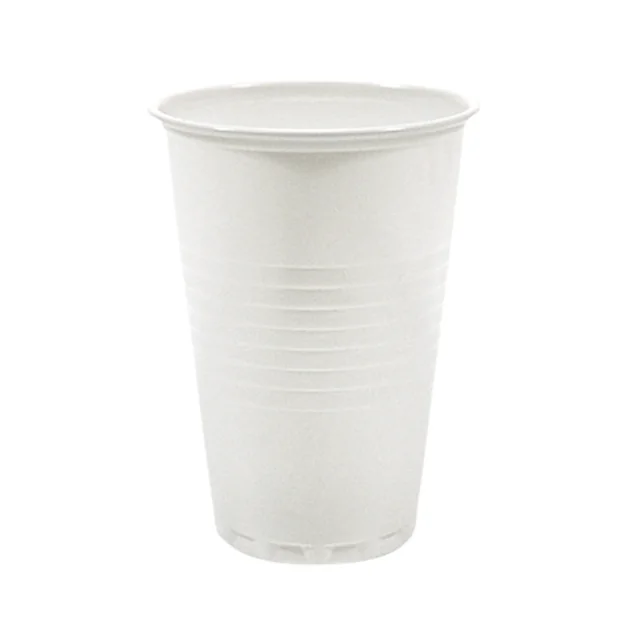 Beker IEZZY 180ml Ø70mm plastic 100 stuks wit