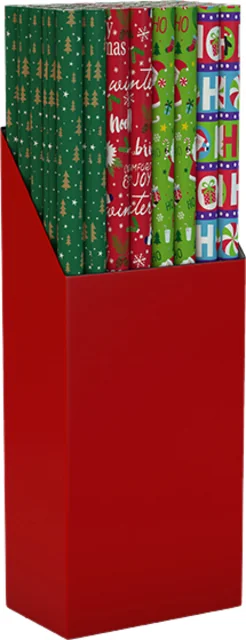 Inpakpapier Design Group Kerst 300x100cm assorti