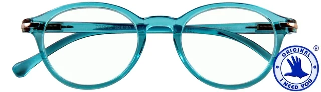Leesbril I Need You +1.50 dpt Tropic turquoise