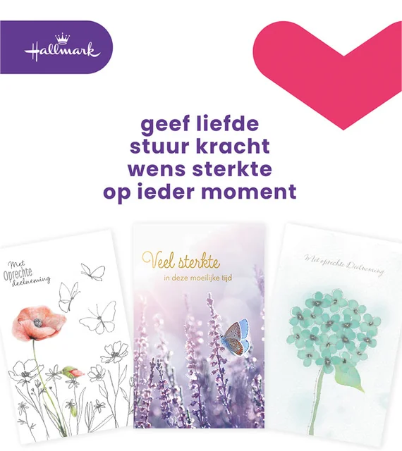 Wenskaart Hallmark Business Box condoleance navulset à 10 stuks