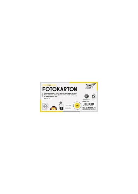 Fotokarton Folia 250gr 50x70cm parelmoer 00 wit