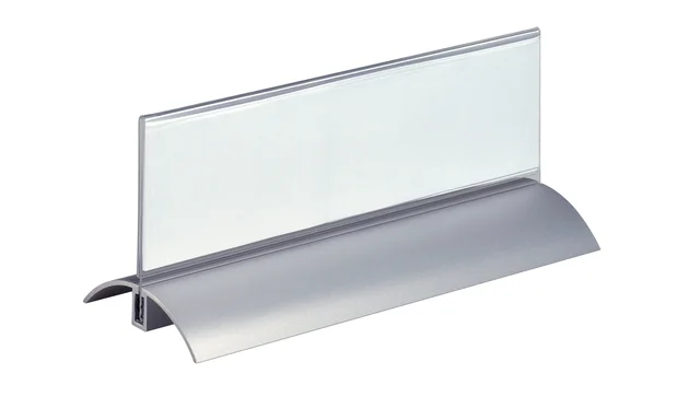 Tafelnaambord Durable Presenter De Luxe 61x210mm 2 stuks