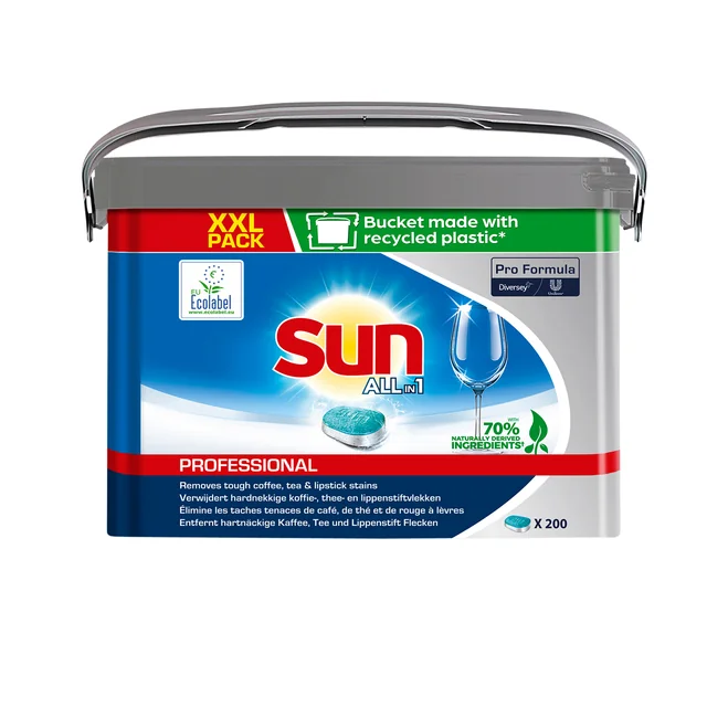 Vaatwastabletten Sun Pro Formula All-in-one XXL 200 stuks