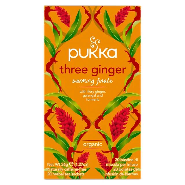 Thee Pukka ginger 20 zakjes