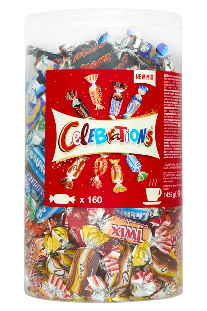 Chocolade Celebrations koker 1435gr