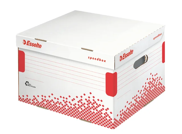 Opberg- en transportdoos Esselte Speedbox 367x263x325mm wit
