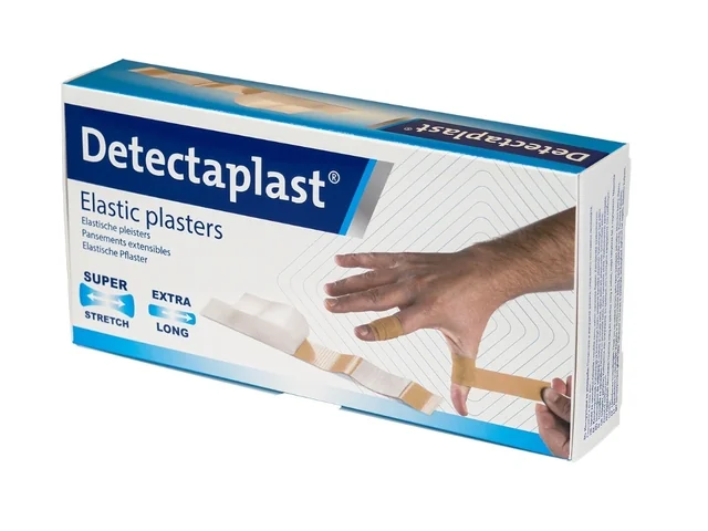 Elastische pleisters bruin Detectaplast 180x20mm 100 stuks