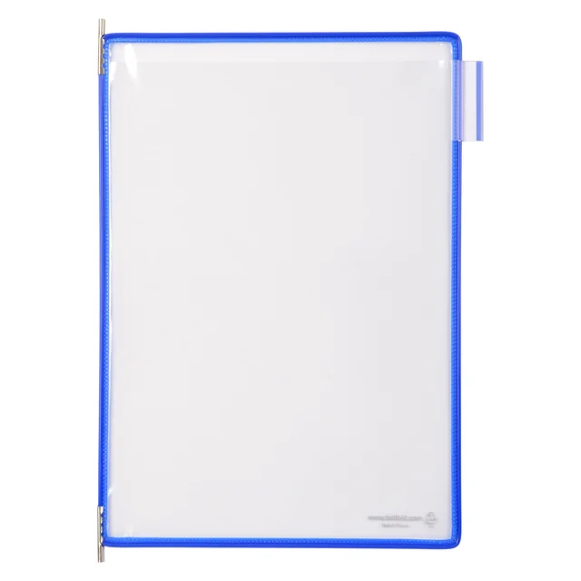 Zichtpaneel Tarifold A4 verticaal blauw 10 stuks