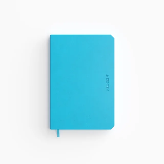 Notitieboek de KEMPEN Limitless 110x160mm lijn 160 pag 90gr felblauw