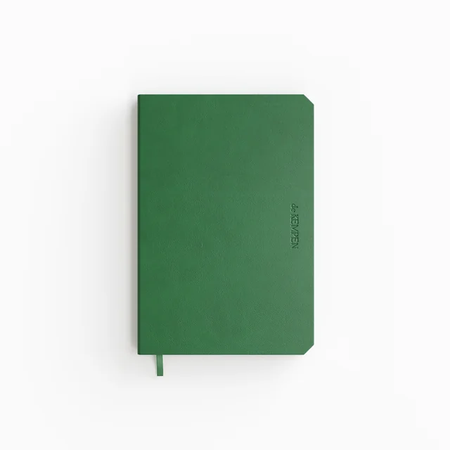 Notitieboek de KEMPEN Origin 110x160mm blanco 160 pagina's 90gr groen