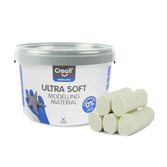 Klei Creall Play-it Ultra Soft helder wit 1100 gram