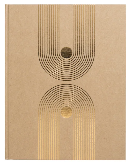 Gastenboek Exacompta Graphik 270x220mm blanco kraft