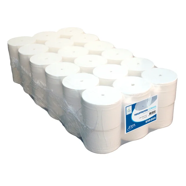 Toiletpapier Coreless 2-laags 104m wit