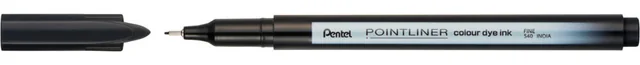 Fineliner Pentel Pointliner S40-A fijn zwart