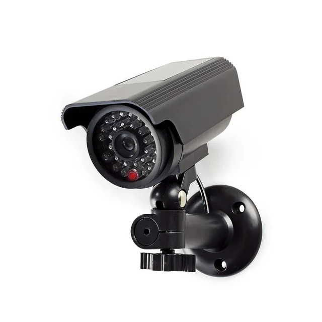 Dummy beveiligingscamera Nedis bullet solar buiten grijs