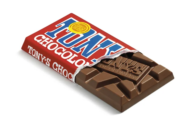 Chocolade Tony's Chocolonely melk reep 90 gram