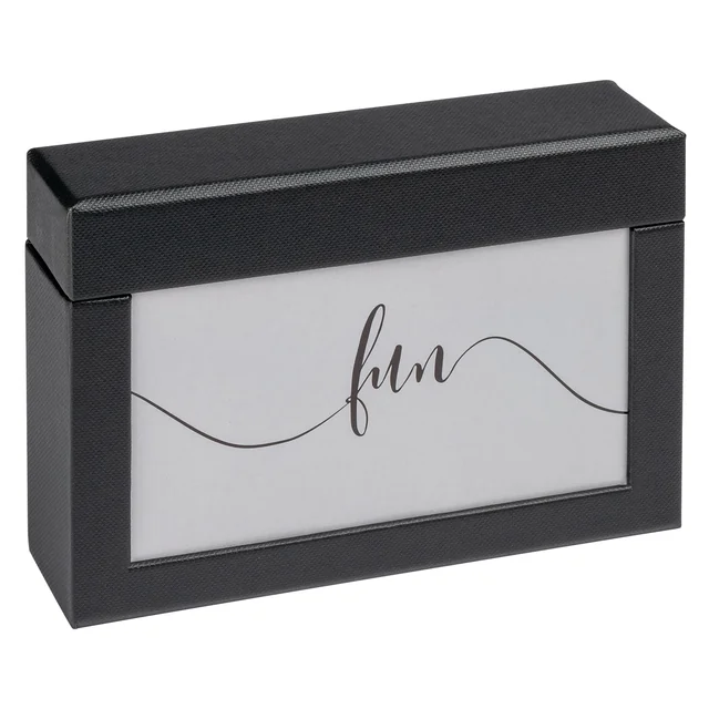 Fotobox walther design Fun 10x15cm 100 foto's zwart