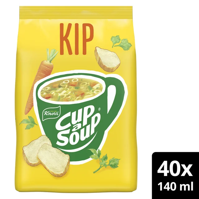 Cup-a-Soup Knorr machinezak kip 140ml
