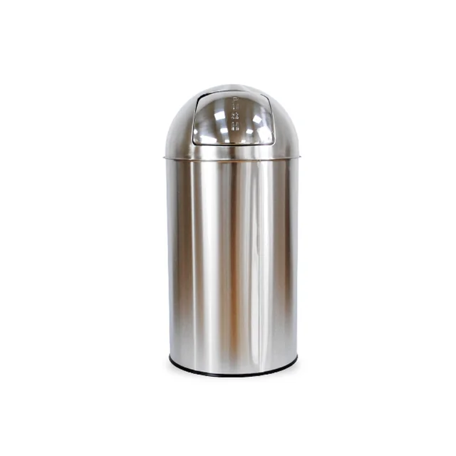 Afvalbak BRASQ Push Bin PB230+ 30 liter rvs