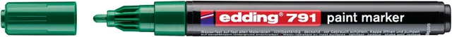 Paintmarker edding 791 op alcoholbasis 1-2mm groen