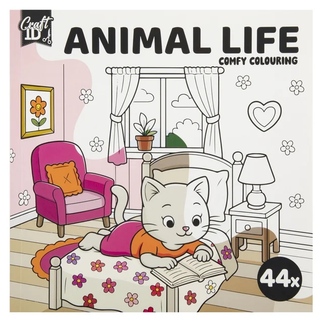 Kleurboek Craft ID Cute & Comfy 20c20cm 4 stuks assorti