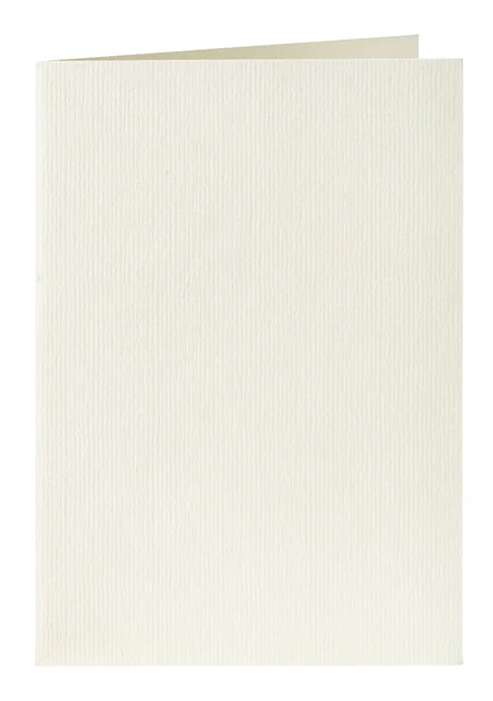 Correspondentiekaart Papicolor dubbel 105x148mm anjerwit pak à 6 stuks