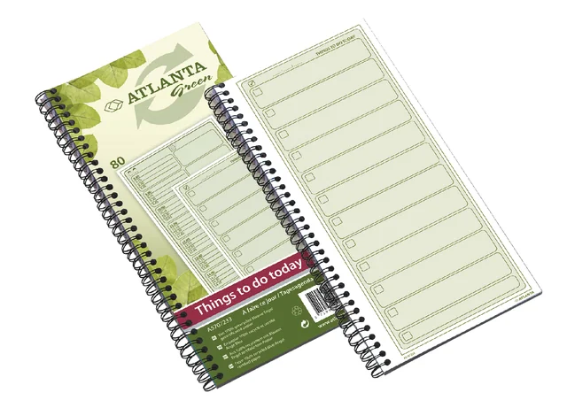 Things to do Djois Atlanta recycled papier Today 297x140mm 80vel 70gr groen