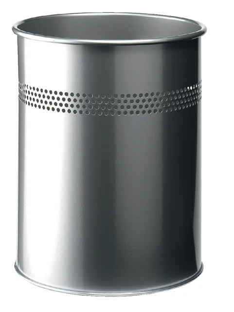 Papierbak Durable 3300-23 15 liter 30mm perforatie zilver