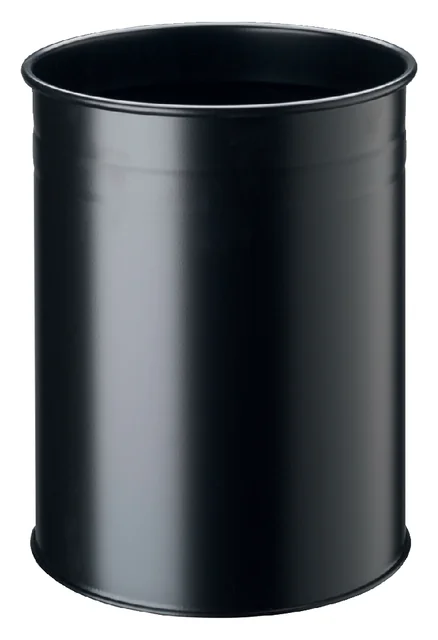 Papierbak Durable 3304-01 15 liter rond zwart