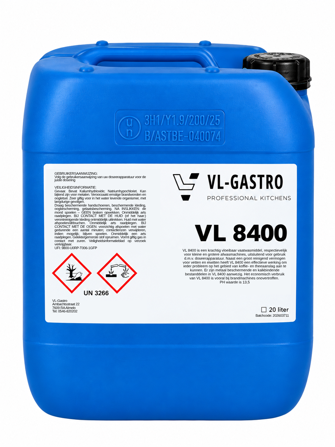 VL 8400 vloeibaar vaatwasmiddel